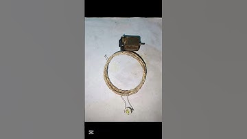 DIY Wireless Power Supply Using Motor | Free Energy Wireless Electricity Experiment #shortvideo