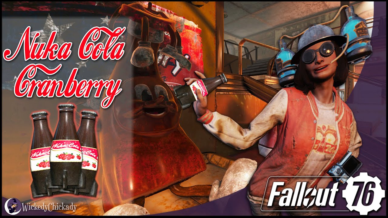 Nuka-Cola Cranberry | NEW Nuka-Cola in Fallout 76 | Where to Find and Farm it | What does it do