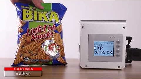 Somrt X1 inkjet printer ,  bar code , date , QR code , batch code  graphics , egg , emoji printer