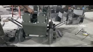 working of linear actuator to maintaim hieght of pontoon on amphibious vehicle#trending #army #india