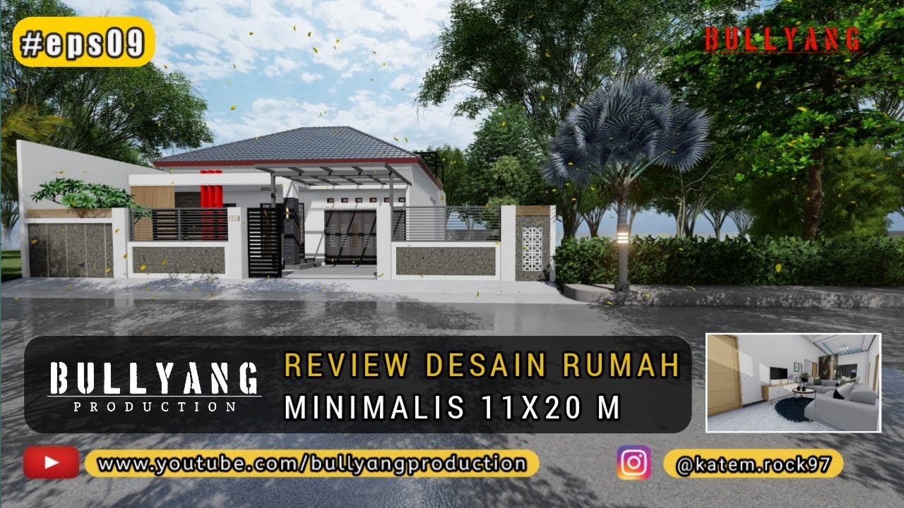 Eps09 DESAIN RUMAH MINIMALIS 1 LANTAI MILIK IBU NURAETI SALAMAH DENGAN INTERIOR SCANDINAVIAN YouTube