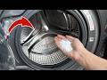 This trick, CLEANS the washing machine BETTER than a professional! 💥 (EASY & EFFECTIVE) 🤯