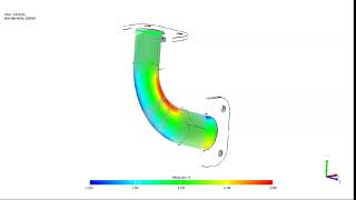 SIMULIA xFlow - CFD Flow of an Elbow Pipe