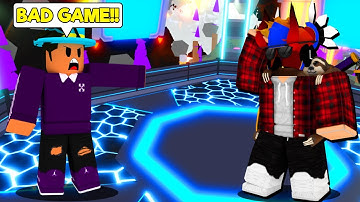 He Grinded And Called The Game TRASH... (ROBLOX SUPER POWER FIGHTING SIMULATOR)