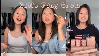 Katie Fang Grwm 🌸 (Part 2) #aesthetic #grwm #preppy #trending