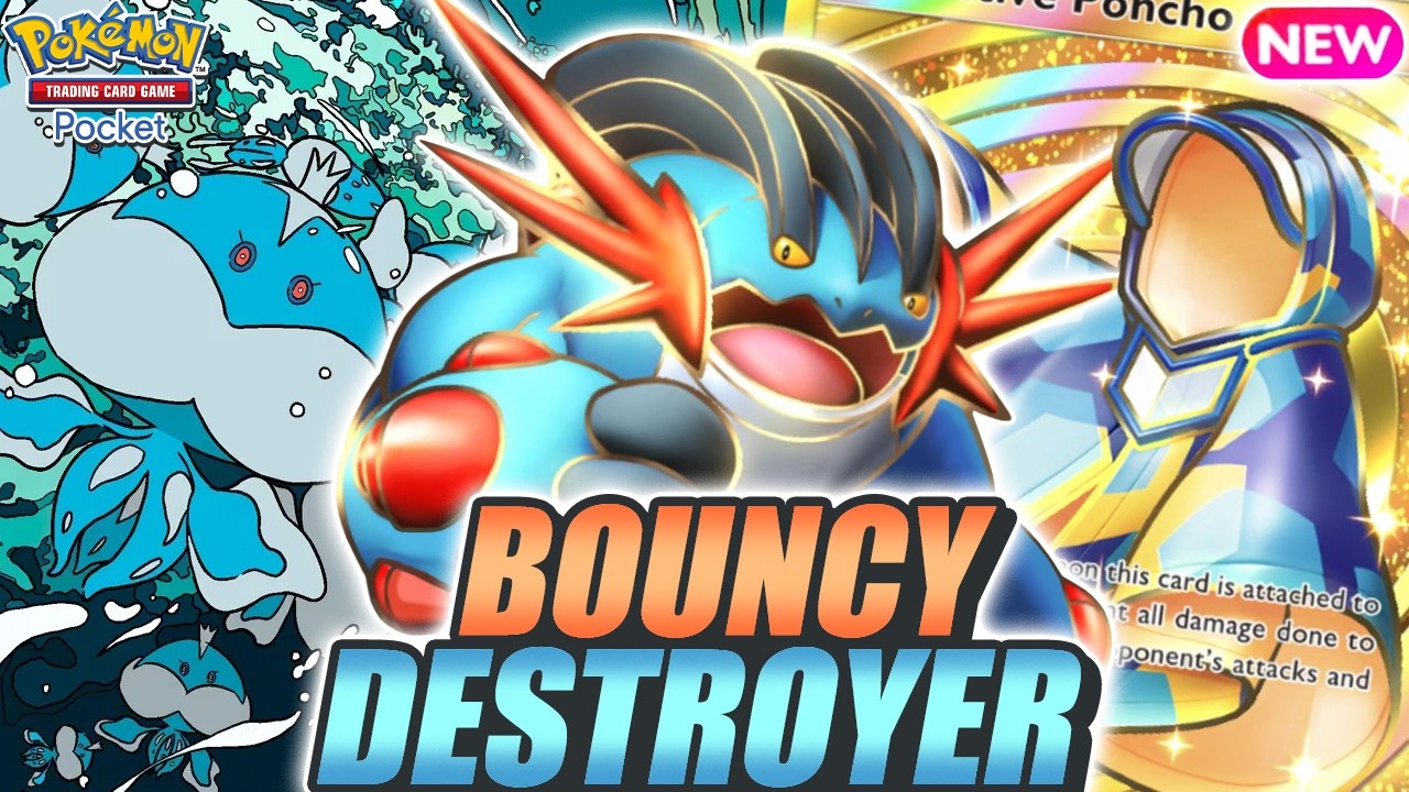 INSANE DAMAGE ! MEGA SWAMPERT Won’t Run Out of Energy Thanks to JELLICENT - Pokemon TCG Pocket