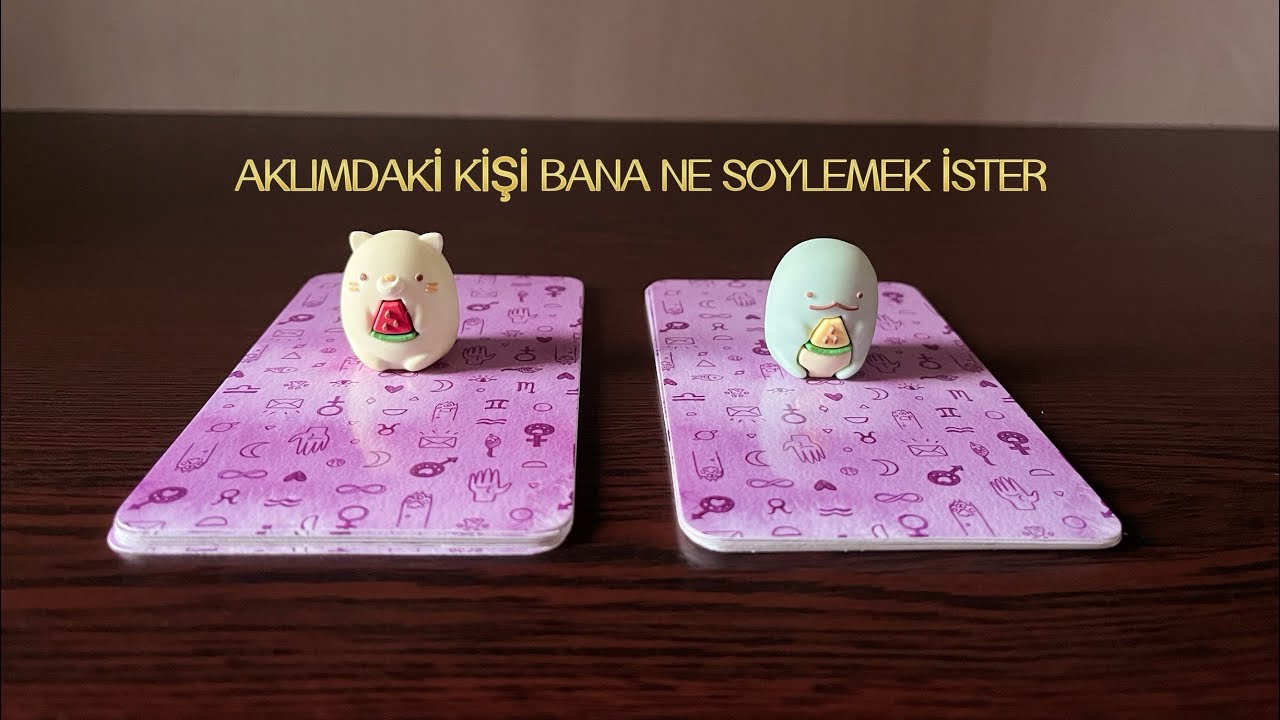 AKLIMDAKİ KİŞİ BANA NE SÖYLEMEK İSTER? 🗯️🐻 Deste Seç 🧚🏻‍♀️