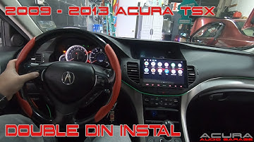 2009 2010 2011 2012 2013 Acura TSX Radio Upgrade - Double Din Install - Radio Receiver Installation