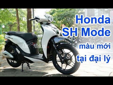 Chi tiết Honda SH mode màu mới tại đại lý. SH mode cá tính trắng đen ...