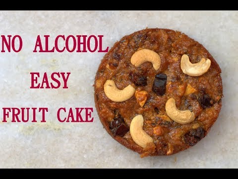 No Alcohol Easy Christmas Fruitcake! Merry Christmas!