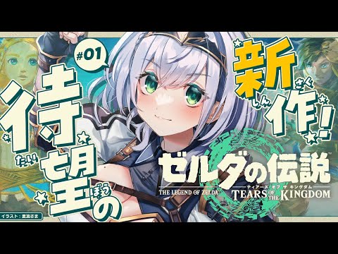 #01【ゼルダの伝説ティアーズオブザキングダム】ずっと待ってた待望の新作！ゼルダ大好き脳筋女騎士の冒険！【白銀ノエル/ホロライブ】