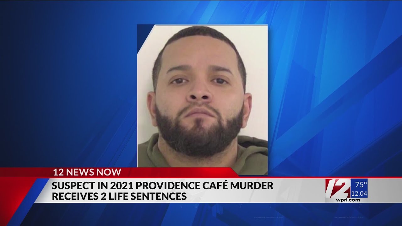 Providence man sentenced to double life sentences for cafe murder - YouTube
