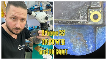 BASIC REPAIRS - iPHONE XS NO POWER AND NO BOOT - SHORT CIRCUIT - PRIOR REPAIR ATTEMPT