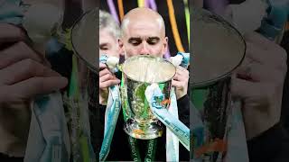 Completed it mate! ✔️ How good is Pep Guardiola? 👑🏆 #premierleague #championsleague