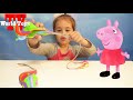 Жвачка для рук. Лепим свинку Пеппа из пластилина || Handgum and Peppa pig