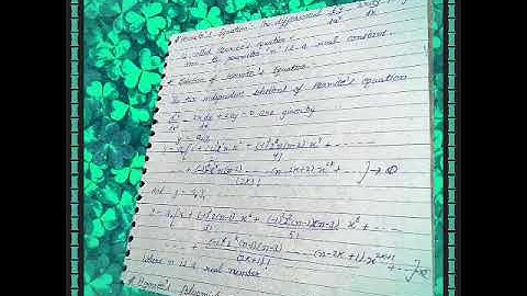 B.A/Bsc(2nd year) Complete solved Exercise 4.1 of Hermite