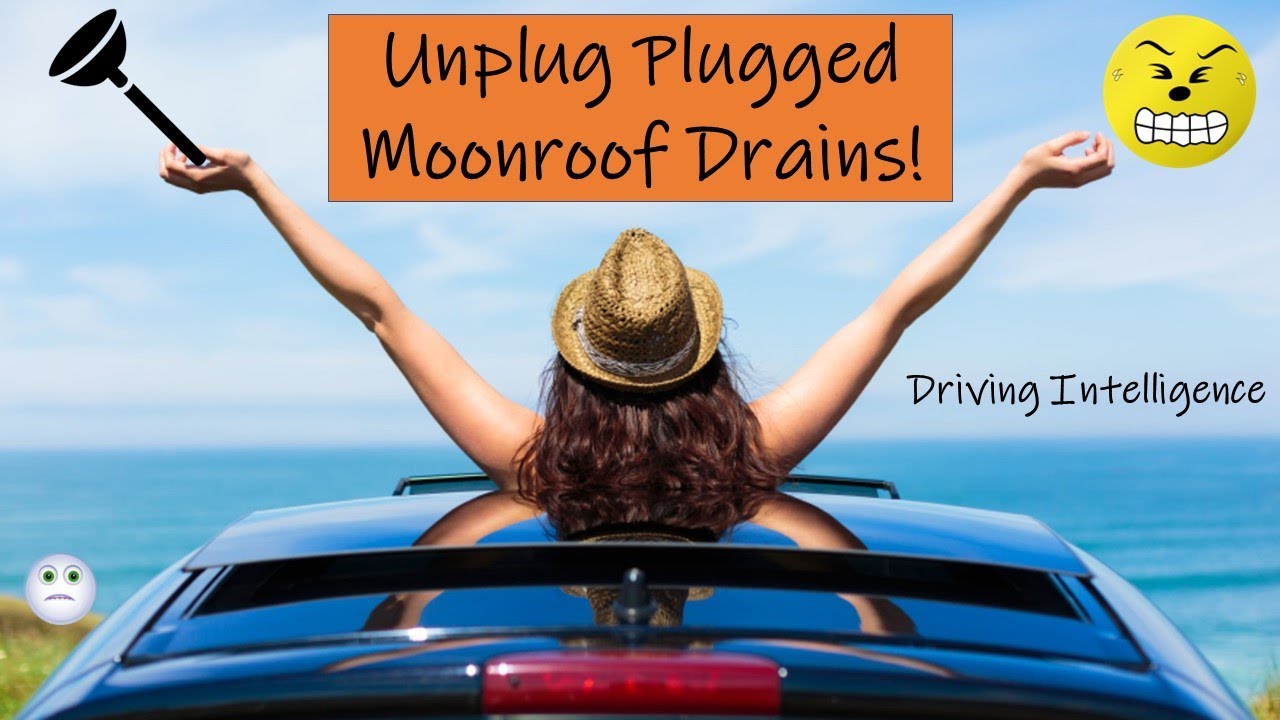 How To Unblock Sunroof Drains (EVEN THE HOLES YOU CAN'T REACH! SUPER EASY!)  