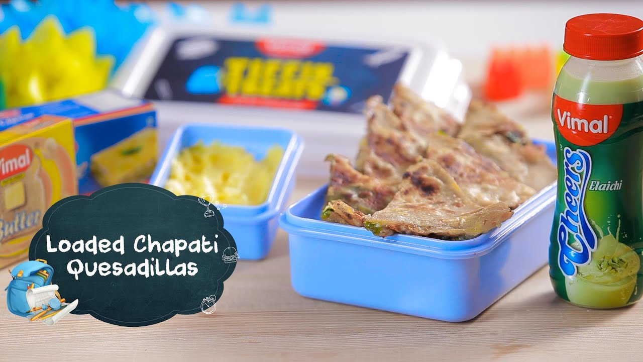 Chapati Quesadilla | Leftover Chapati Recipes | Healthy Tiffin Recipes By Rippu Daman Handa | India Food Network
