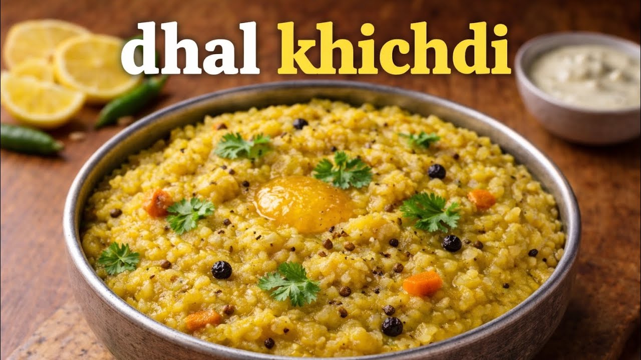 Dhal Khichdi l Easy Breakfast recipe l