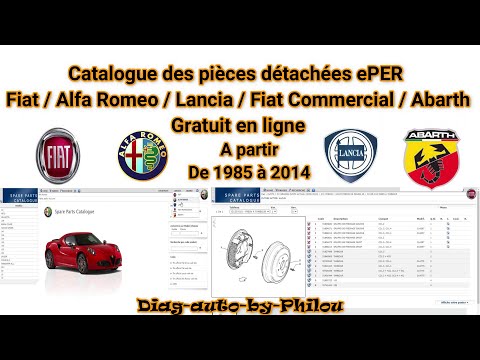 Catalogue des pièces détachées ePER en ligne Fiat-Alfa Romeo-Lancia-Fiat Commercial-Abarth Gratuit .