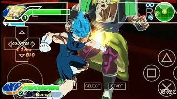 Ssjb Vegeta & Ssjb Goku VS. Ssj Broly, DBZ TTT DBS U.M. Mod: PPSSPP Android
