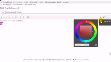 ILIAS - Etherpad - Gemeinsame zeitgleiche Dokumentbearbeitung