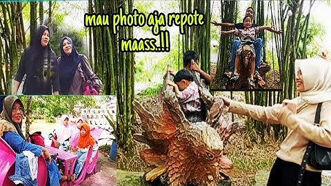 healing ala mamas part 2 || asik naik dan berphoto sama patung hewan hewan