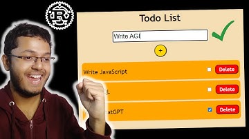 I made a Todos Web App in Rust using only 4 libraries!