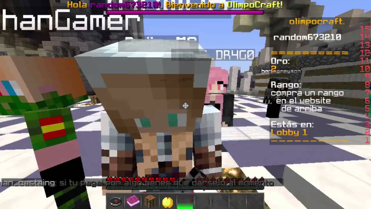 Minecraft | Hunger Games Olimpocraft | HACKERS