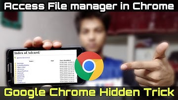 Google Chrome hidden Trick | Access File Manager from Chrome | GeekFly Tech