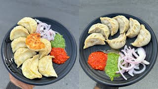 India me Sabse favourite Momos wala 😍🙌 Itne juicy momo nahi khaye honge 😍