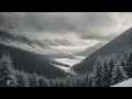3 Hour Deep Low Frequency Snow Wind Sounds | 100% No Sudden Sounds | Fall Asleep Fast