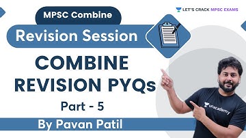 MPSC Combine Revision PYQs | Maths & Reasoning | Part 5 | By Pavan Patil