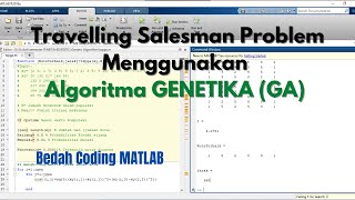 Travelling Salesman Problem (TSP) menggunakan Algoritma Genetika (genetic algorithm) dengan Matlab screenshot 2