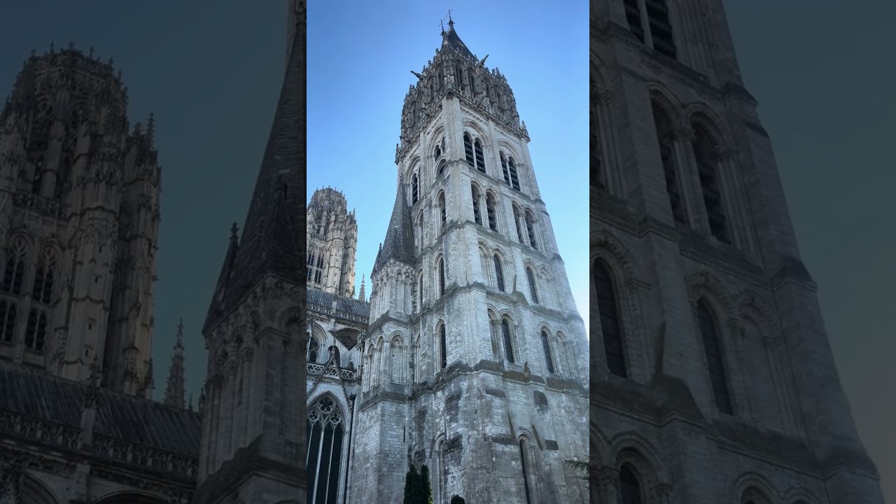 🔔- Sonnerie de l’angélus de 19h à la cathédrale Notre Dame de Rouen (76000) (volée de Cécile)