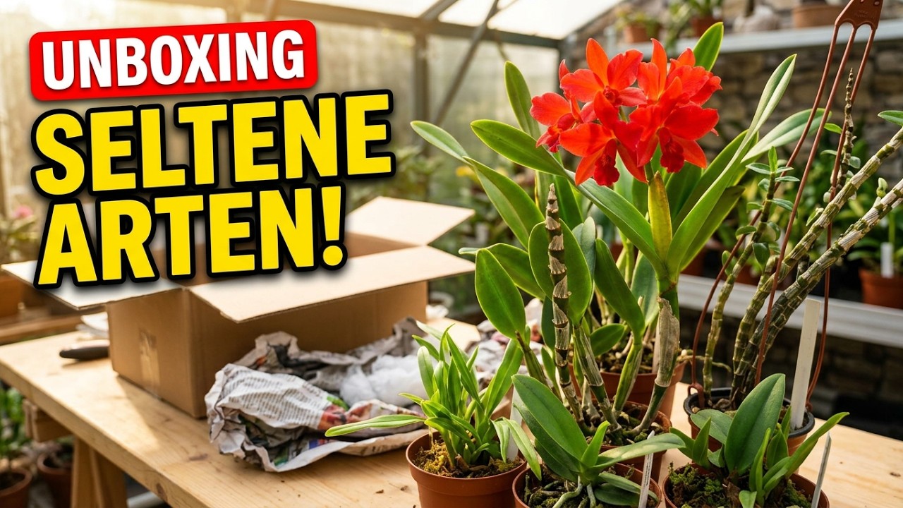 Orchideen-Unboxing: In diesem Paket stecken seltene Arten