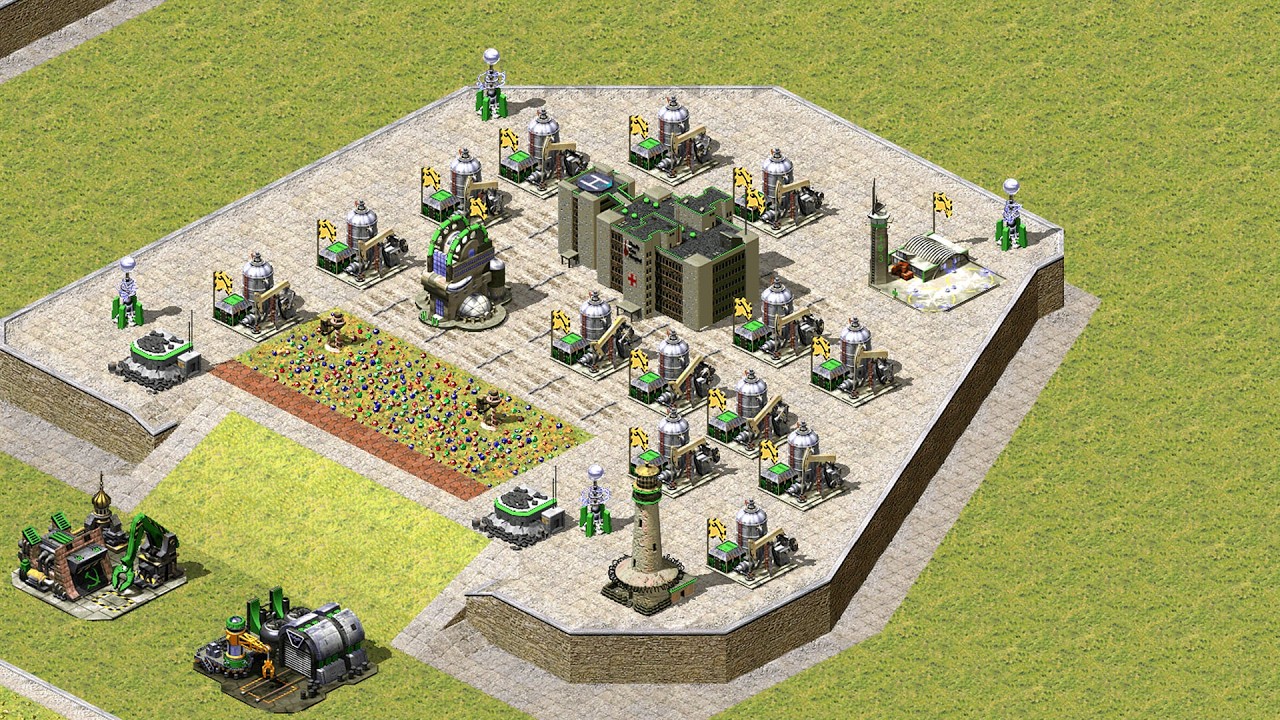 Red Alert 2 | Месть Юри | 7 против 1 | Pretty Women 38 Новая карта, оборона на земле, очень сложная