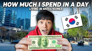 How Much I Spend in a Day Living in Korea