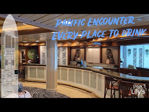 All The Bar and drink options on the P&O Pacific Encounter - A mini ship tour Video Thumbnail