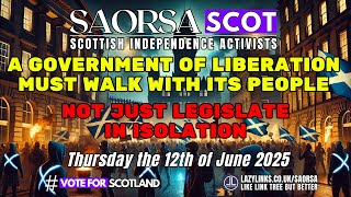 SAORSA CAST 120625 A GOVERNMENT OF LIBERATION MUST WALK WITH ITS PEOPLE