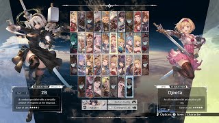 Granblue Fantasy Versus Rising All Characters Showcase Full Roster