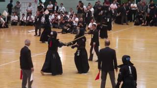 【H28第59回全日本実業団剣道大会・6回戦】NTT東日本（千葉）×東レ（研究所）【先鋒・次鋒・中堅・副将・大将】
