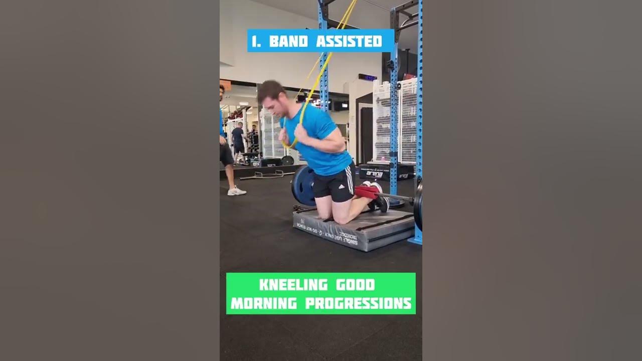 Kneeling Good Morning Exercise Form shorts YouTube