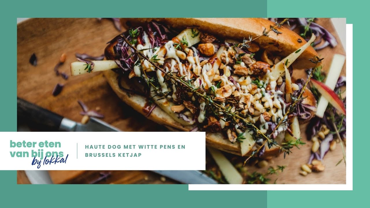Beter Eten Van Bij Ons # 110 : Haute dog met witte pens en Brussels ketjap