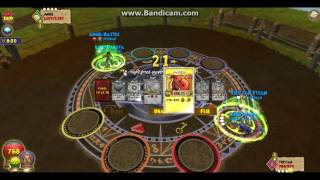 Wizard101:Level 10 fire PvP(quick match)