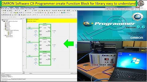 CX-Programmer tutorial how to create Function Block step by step easy to understand