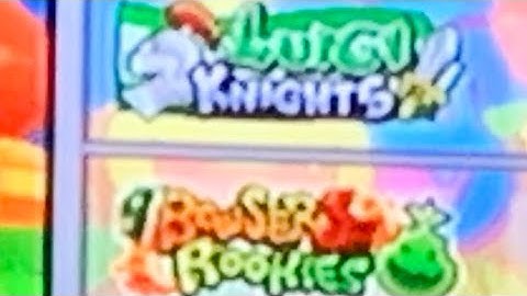 Super Mario Sluggers LIVE: Bowser Jr Rookies VS Luigi Knights