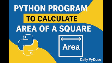 Python Program to Calculate Area of a Square