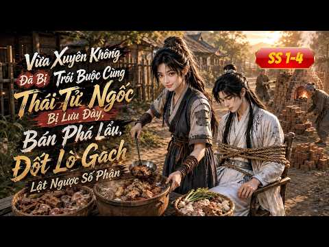 FULL SS 1-4 | Bị Trói Buộc Cùng Thái Tử Ngốc Đi Lưu Đày, Bán Phá Lấu, Đốt Lò Gạch Lật Ngược Số Phận tập 1