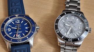 Breitling Superocean 44 vs Montblanc Iced 41!
